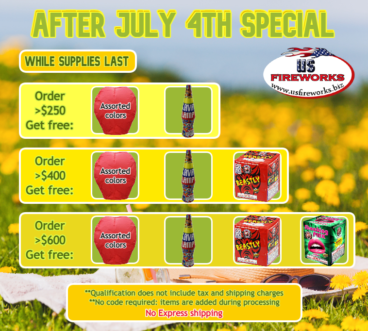 USFireworks.biz online free Fireworks Independence Day (Fourth of July) Special